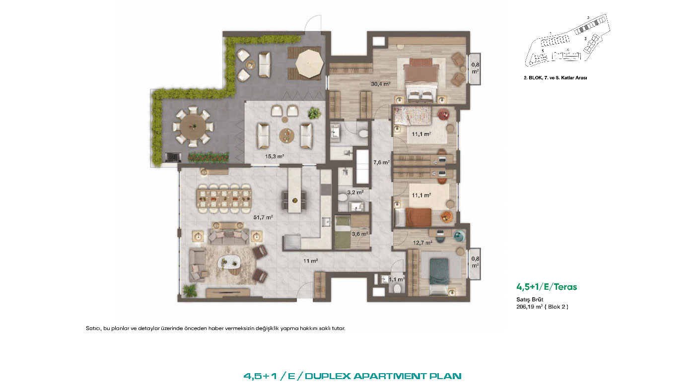 İstanbul Apartments Nestled in Green Surroundings with Rich Amenities - 91951