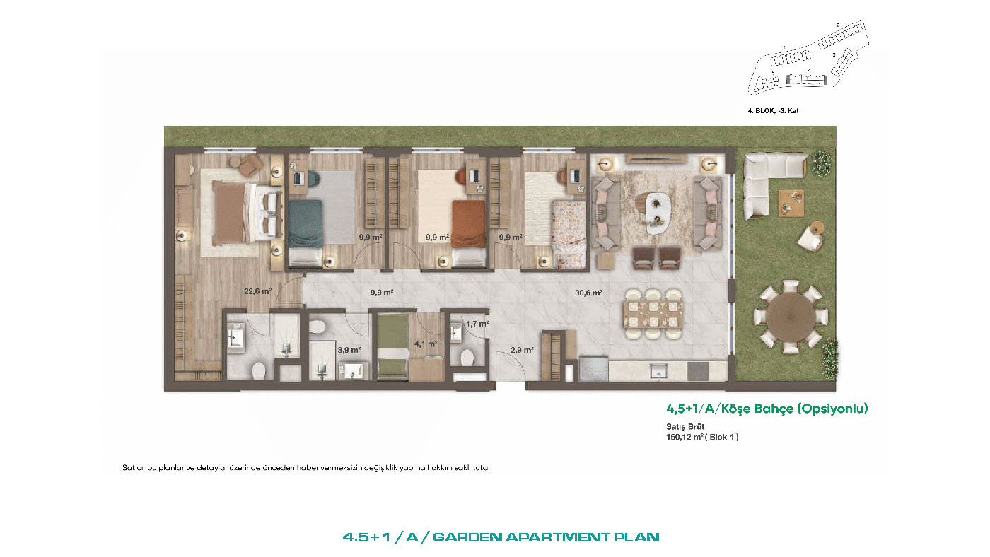 İstanbul Apartments Nestled in Green Surroundings with Rich Amenities - 91952