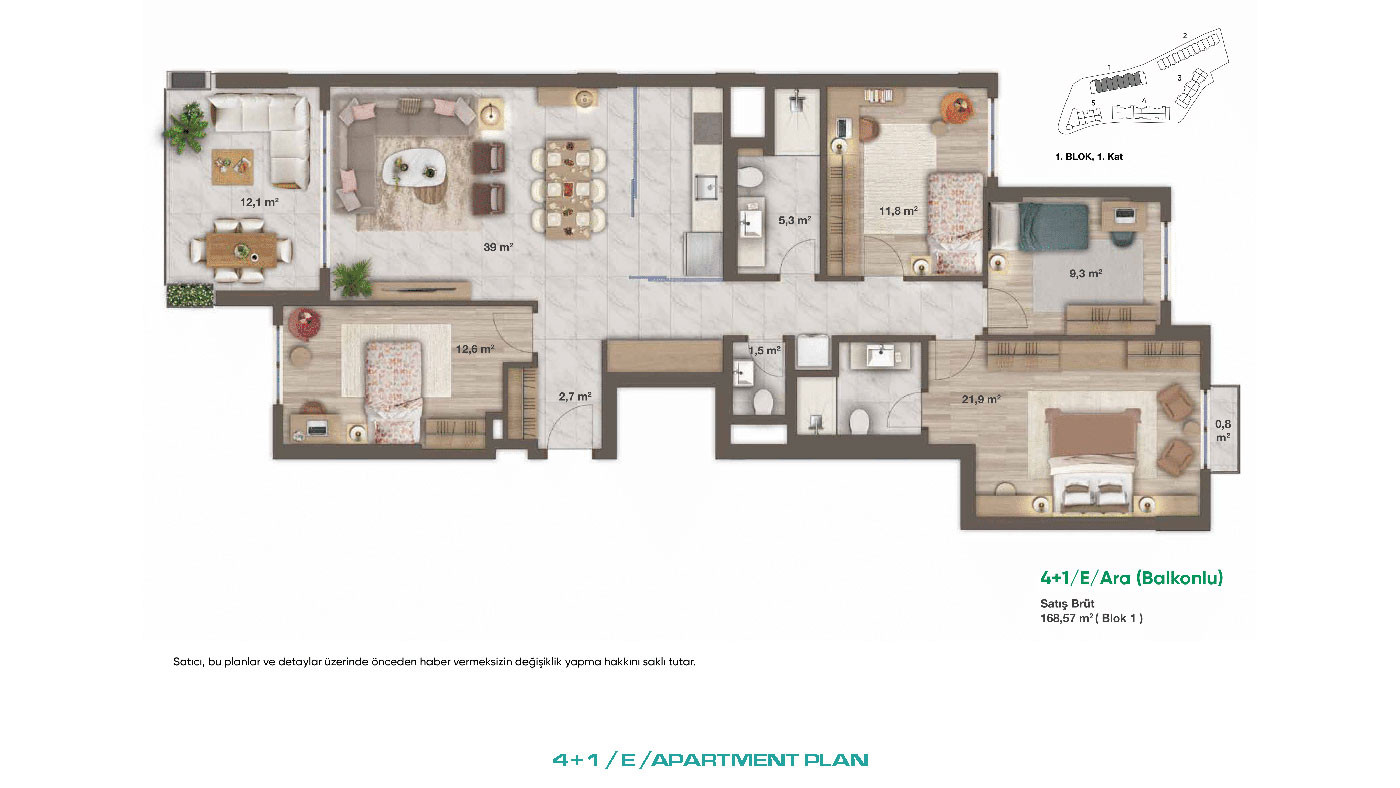 İstanbul Apartments Nestled in Green Surroundings with Rich Amenities - 91955