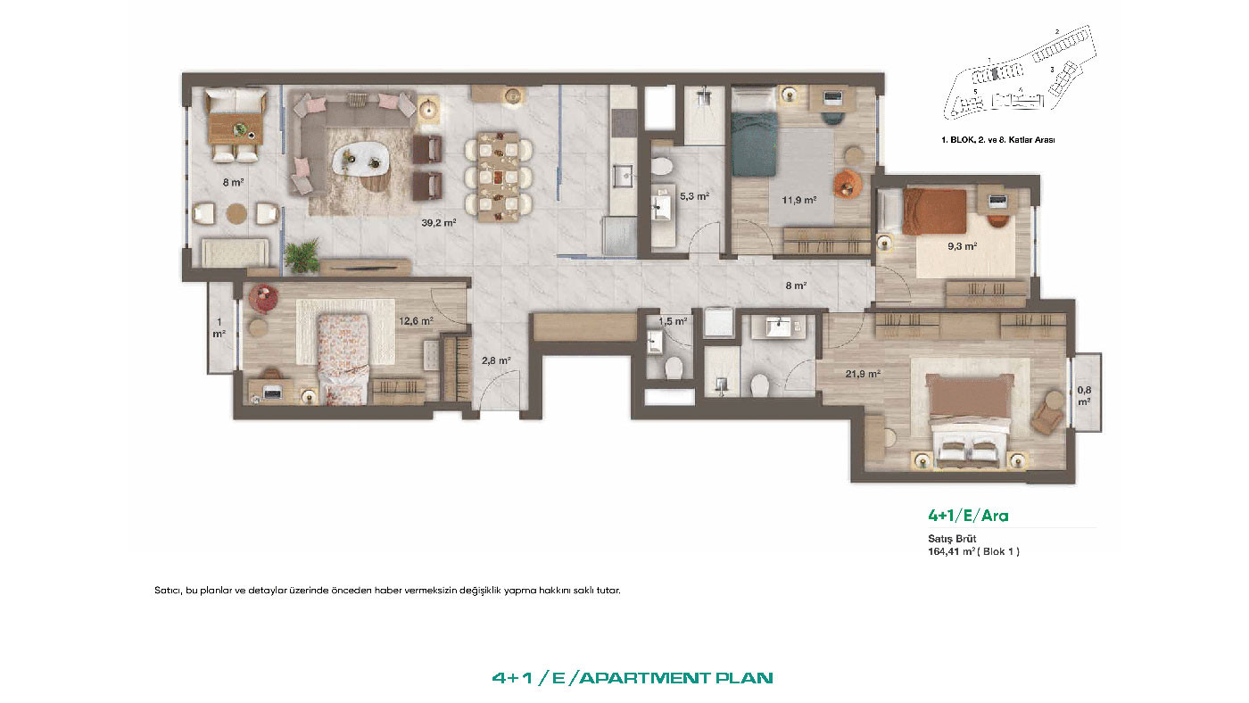 İstanbul Apartments Nestled in Green Surroundings with Rich Amenities - 91956