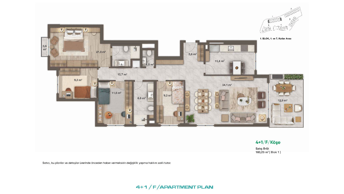İstanbul Apartments Nestled in Green Surroundings with Rich Amenities - 91957