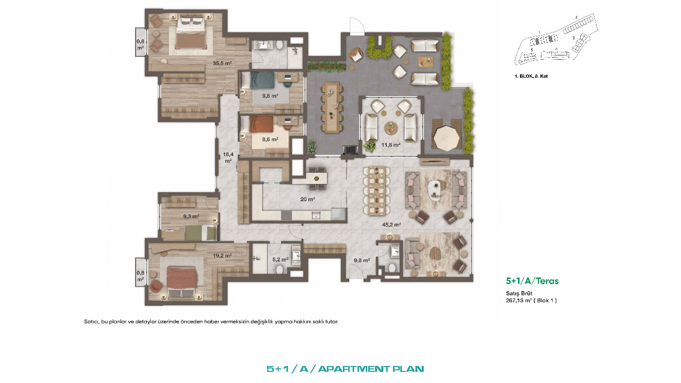 İstanbul Apartments Nestled in Green Surroundings with Rich Amenities - 91959