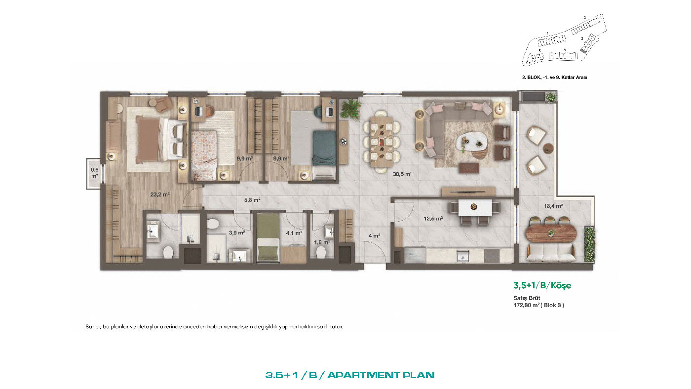 İstanbul Apartments Nestled in Green Surroundings with Rich Amenities - 91960