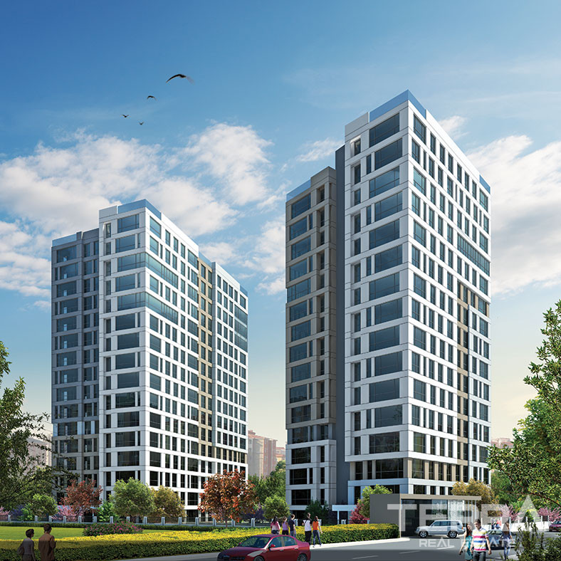 Colorful Living Experience with Sea View Apartments in Maltepe - 91968