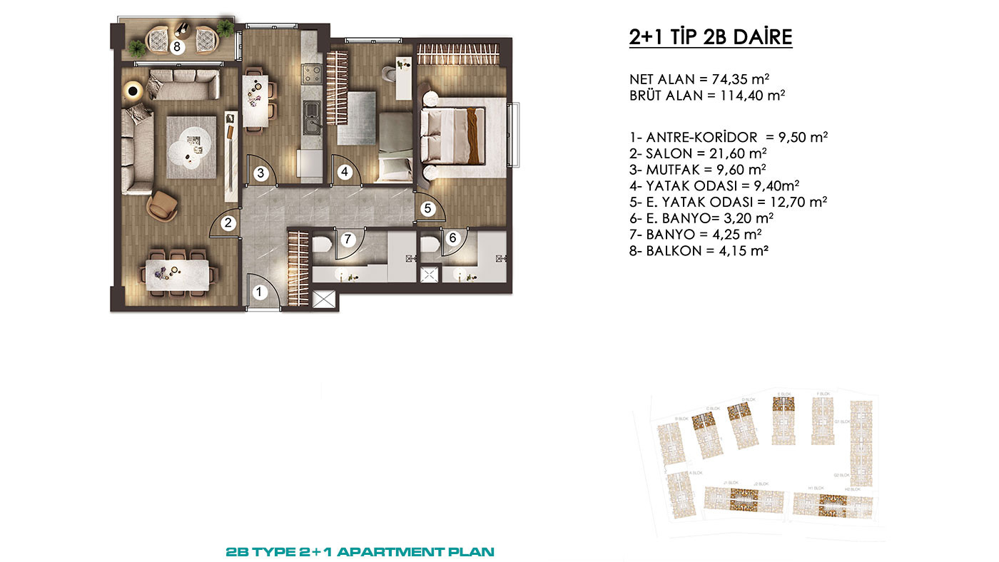 Apartments for Sale in İstanbul, Zeytinburnu - Alya Konutları - 92031