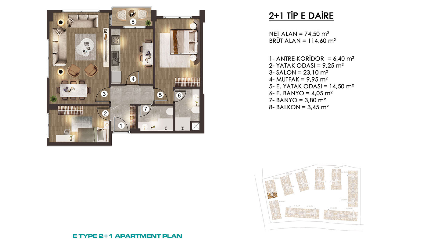 Apartments for Sale in İstanbul, Zeytinburnu - Alya Konutları - 92034
