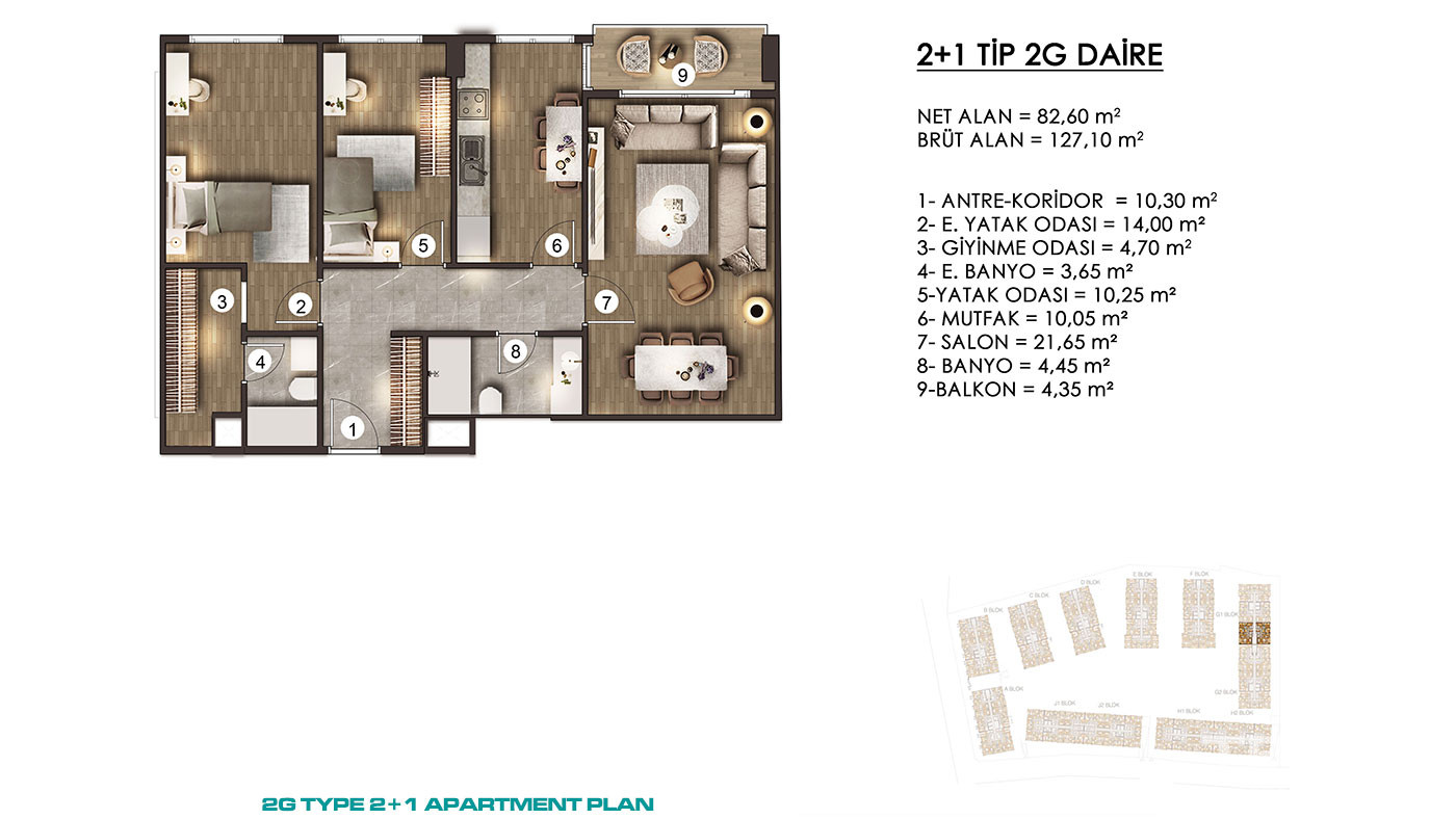Apartments for Sale in İstanbul, Zeytinburnu - Alya Konutları - 92043
