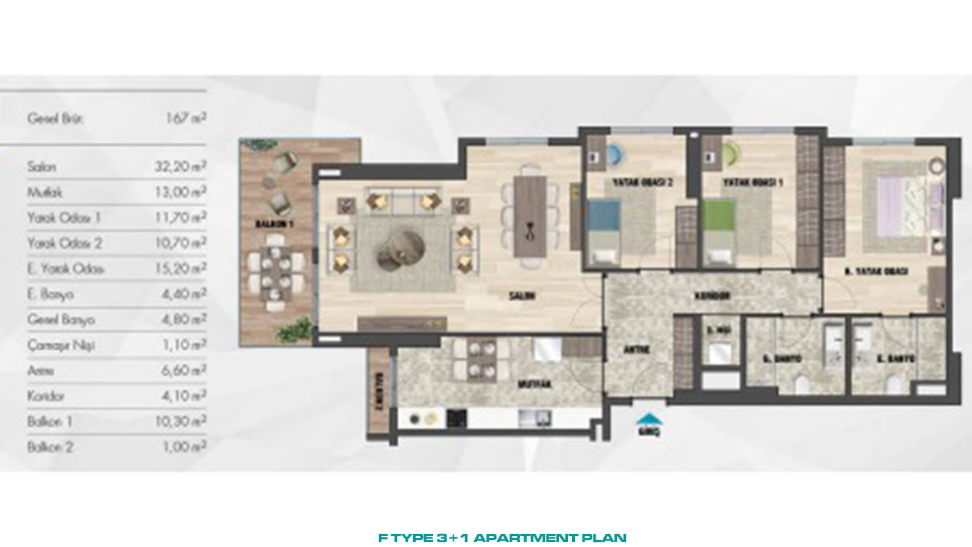 Elite İstanbul Apartments Offering Stunning Sea and Islands Views - 92100