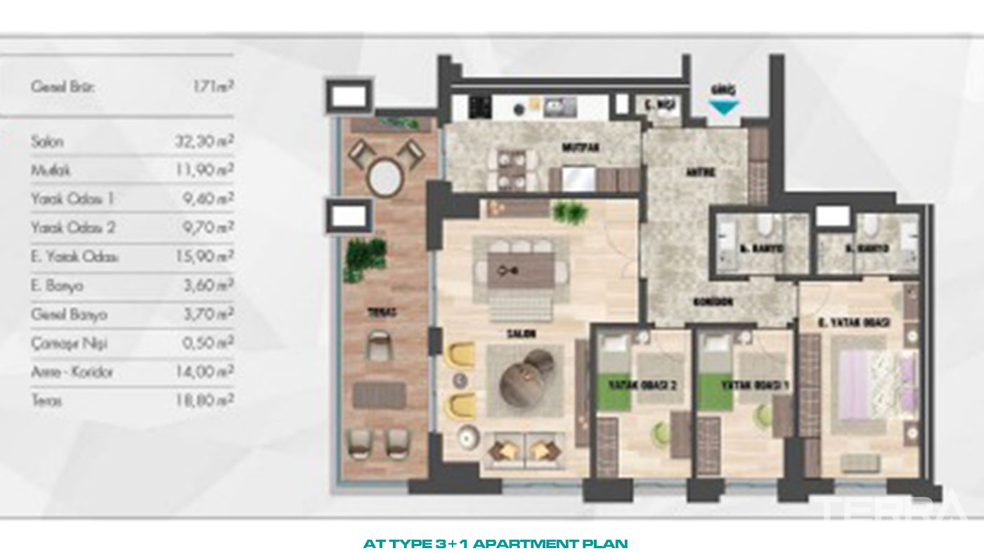 Elite İstanbul Apartments Offering Stunning Sea and Islands Views - 92105