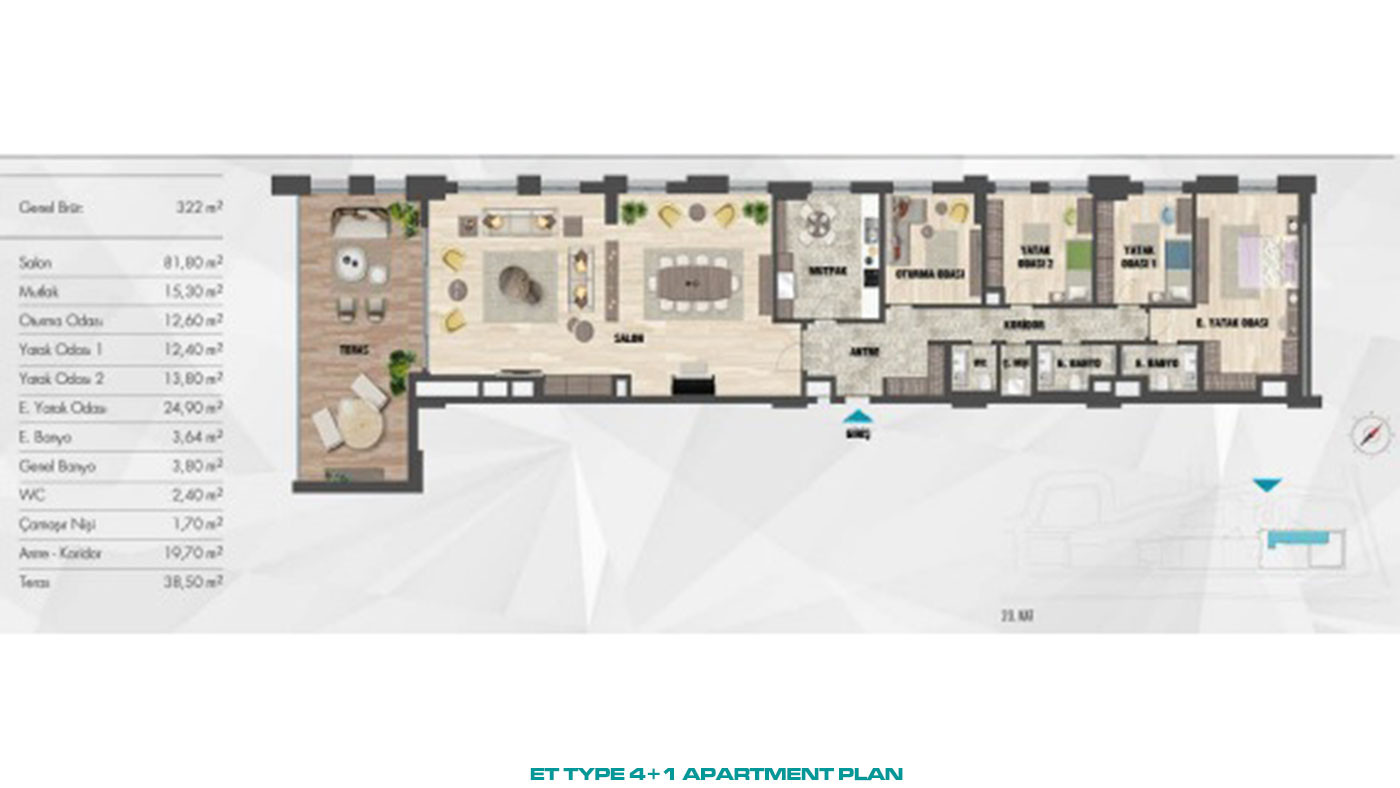Elite İstanbul Apartments Offering Stunning Sea and Islands Views - 92120