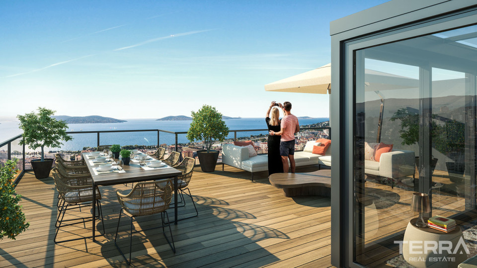 Elite İstanbul Apartments Offering Stunning Sea and Islands Views