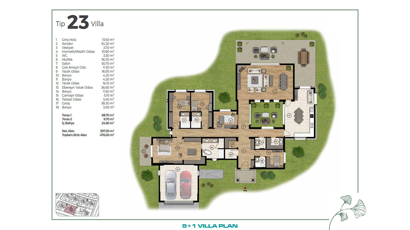 Villas for Sale in İstanbul Büyükçekmece - Toscana Vadisi - 92201