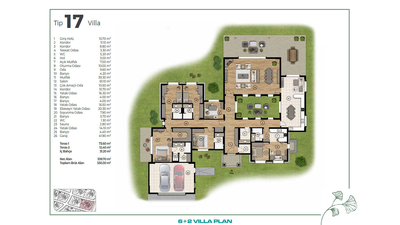 Villas for Sale in İstanbul Büyükçekmece - Toscana Vadisi - 92200
