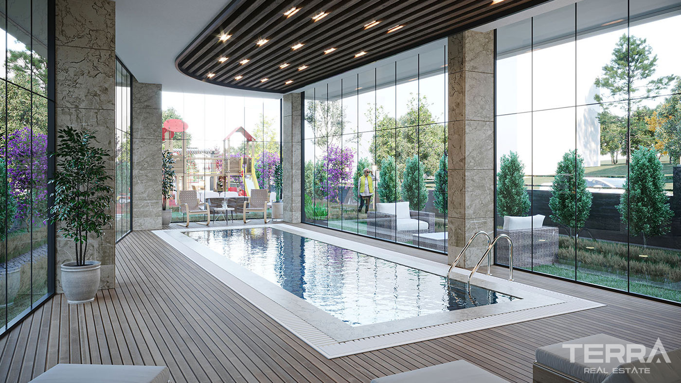 Conveniently Located Flats with Proximity to Facilities in İstanbul - 92149