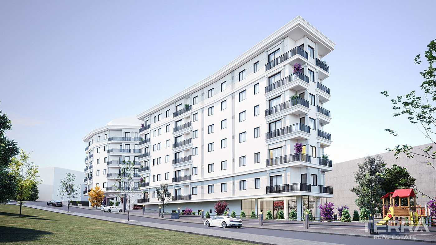 Conveniently Located Flats with Proximity to Facilities in İstanbul - 92152