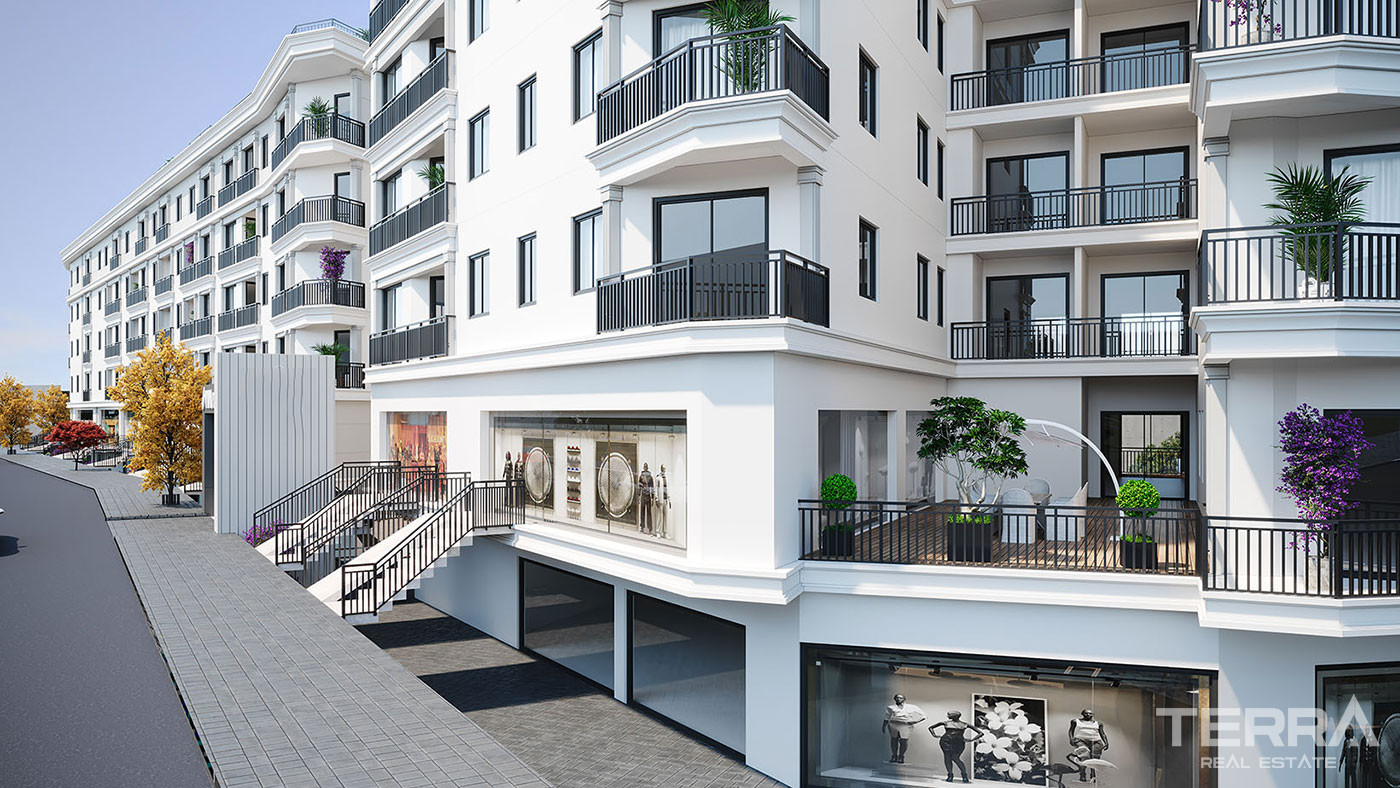 Conveniently Located Flats with Proximity to Facilities in İstanbul - 92157