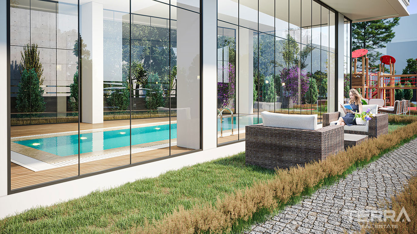 Conveniently Located Flats with Proximity to Facilities in İstanbul - 92159