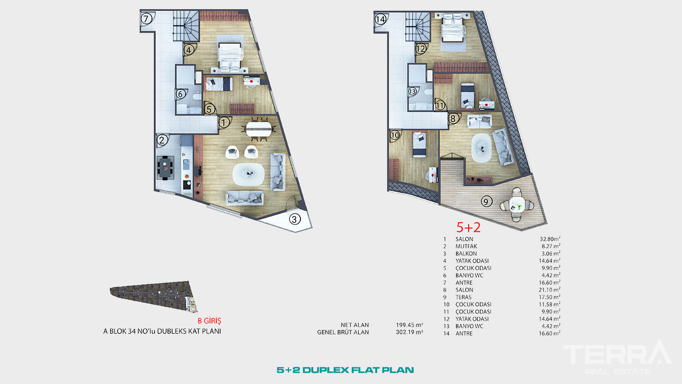 Conveniently Located Flats with Proximity to Facilities in İstanbul - 92162