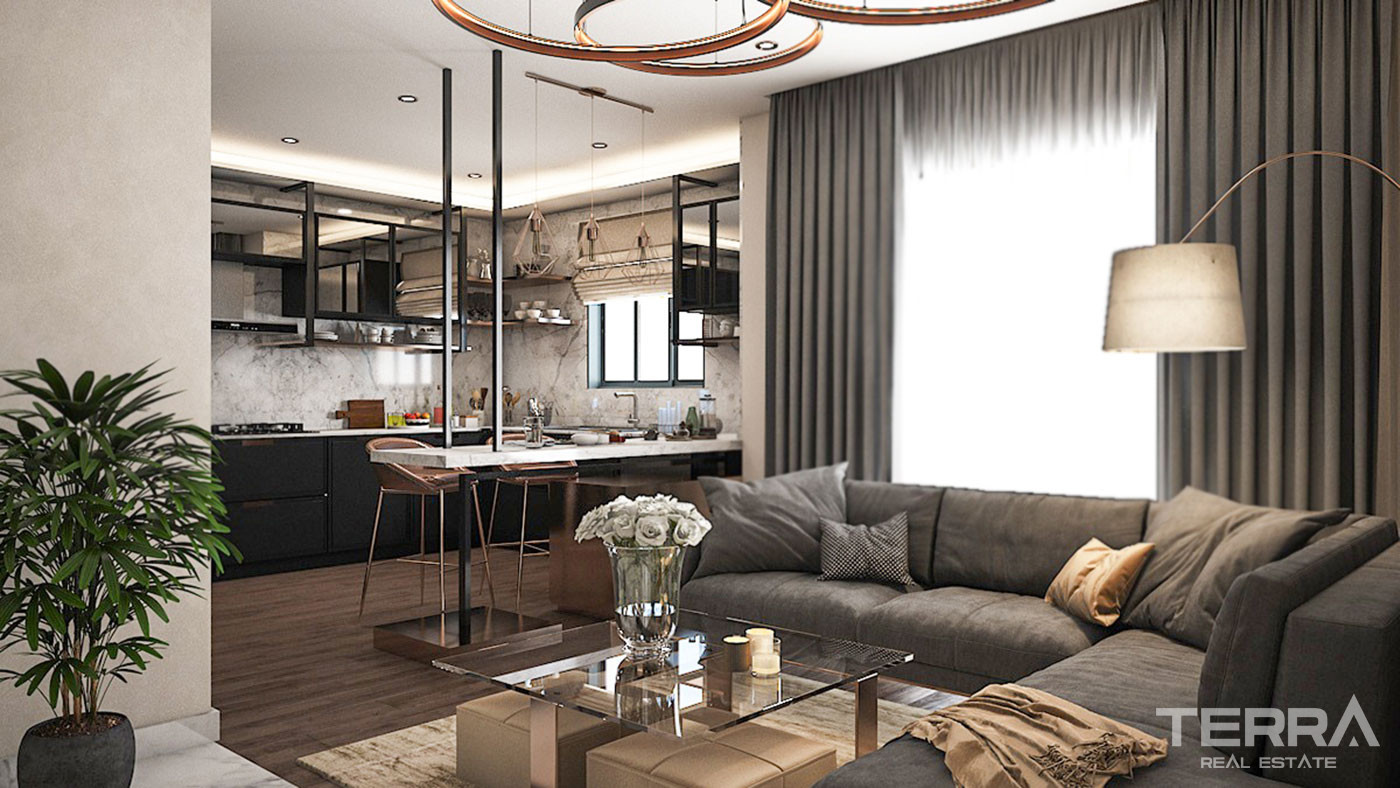Conveniently Located Flats with Proximity to Facilities in İstanbul - 92167