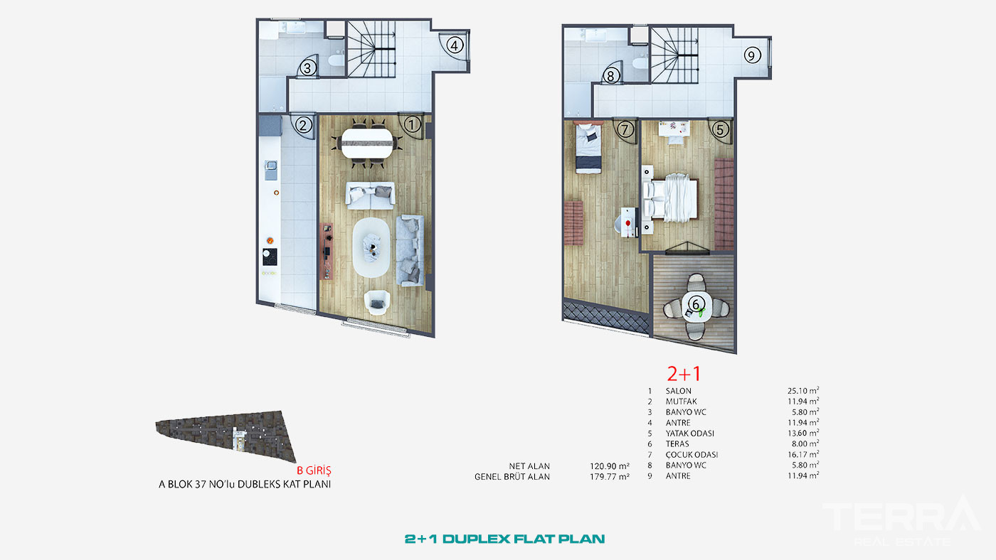 Conveniently Located Flats with Proximity to Facilities in İstanbul - 92183