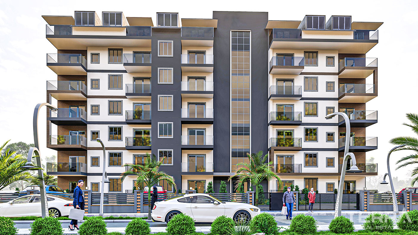 Flats for Sale in Gazipaşa Near the State Hospital - 92204