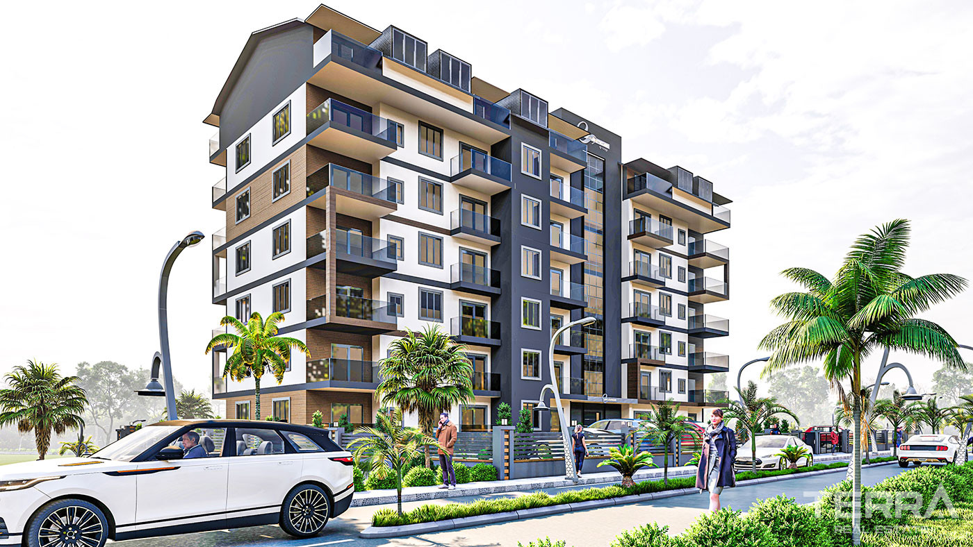 Flats for Sale in Gazipaşa Near the State Hospital - 92205