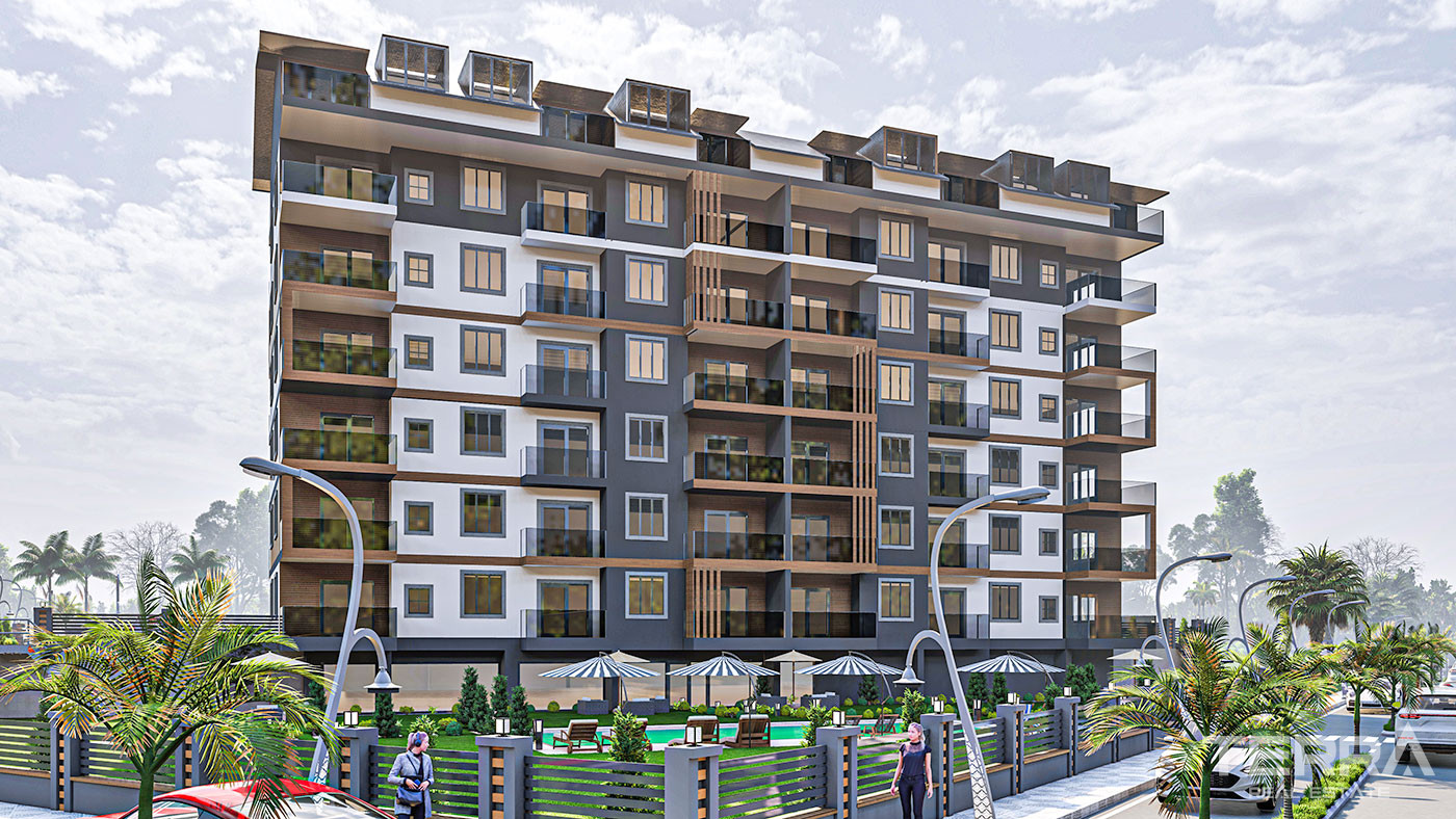 Flats for Sale in Gazipaşa Near the State Hospital - 92208