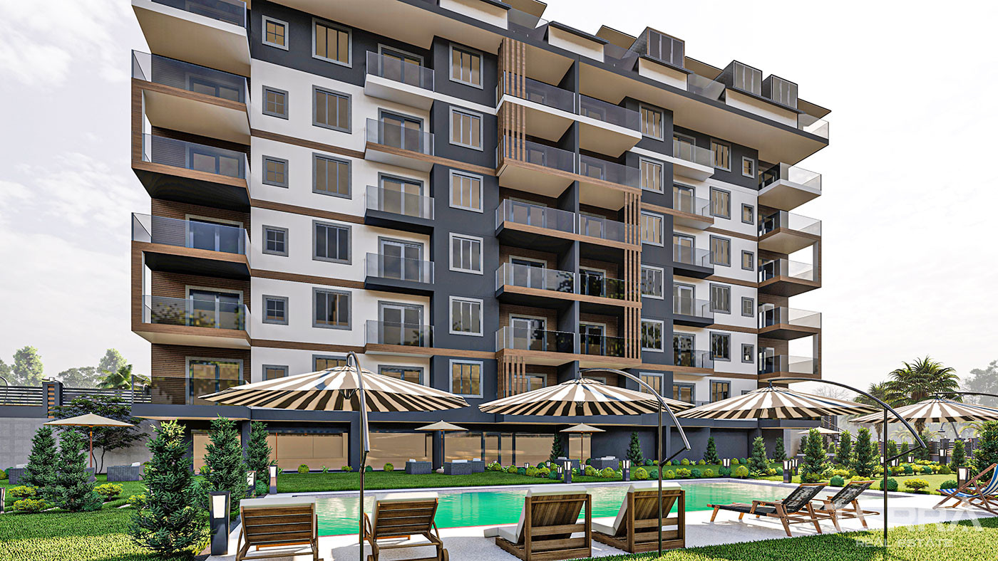 Flats for Sale in Gazipaşa Near the State Hospital - 92209
