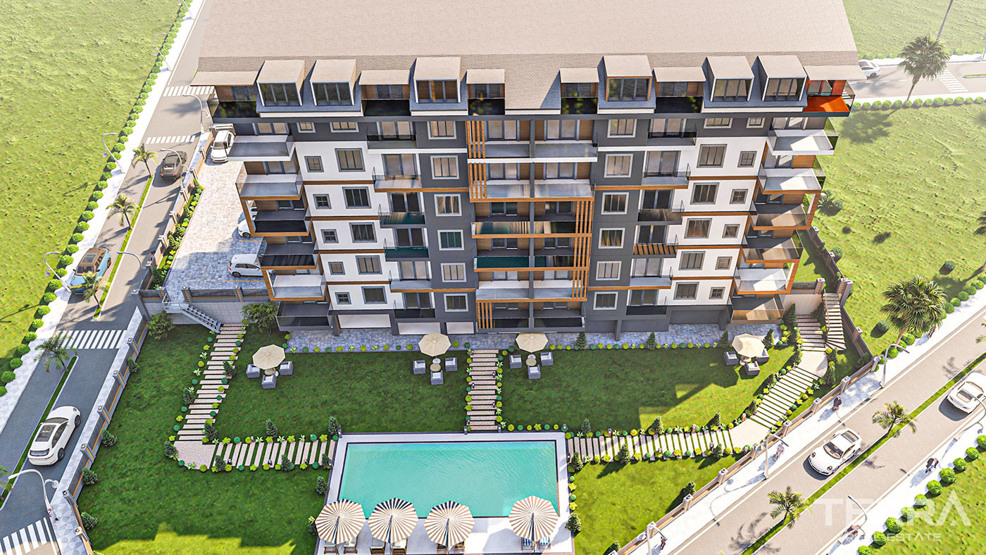 Flats for Sale in Gazipaşa Near the State Hospital - 92211