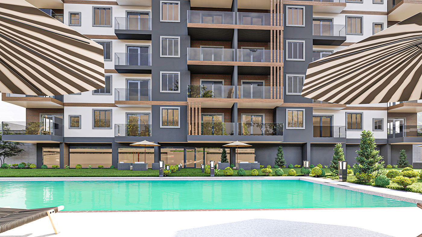 Flats for Sale in Gazipaşa Near the State Hospital - 92214