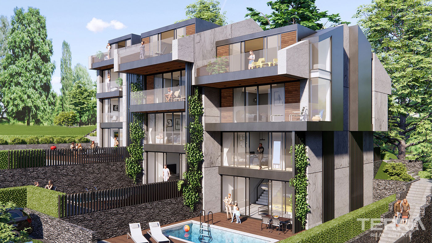 Роскошная жизнь с элегантными виллами Seven Hill, Сарыер, Стамбул - 92257