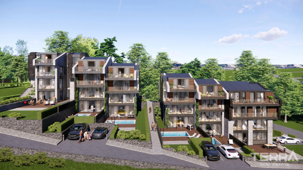 Роскошная жизнь с элегантными виллами Seven Hill, Сарыер, Стамбул