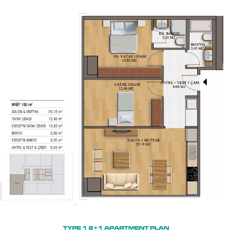 Apartments for Sale in İstanbul, Kadıköy - İstanbul 216 - 92321