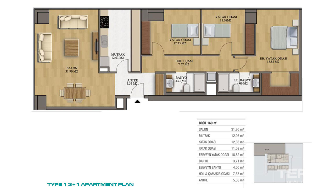 Apartments for Sale in İstanbul, Kadıköy - İstanbul 216 - 92323