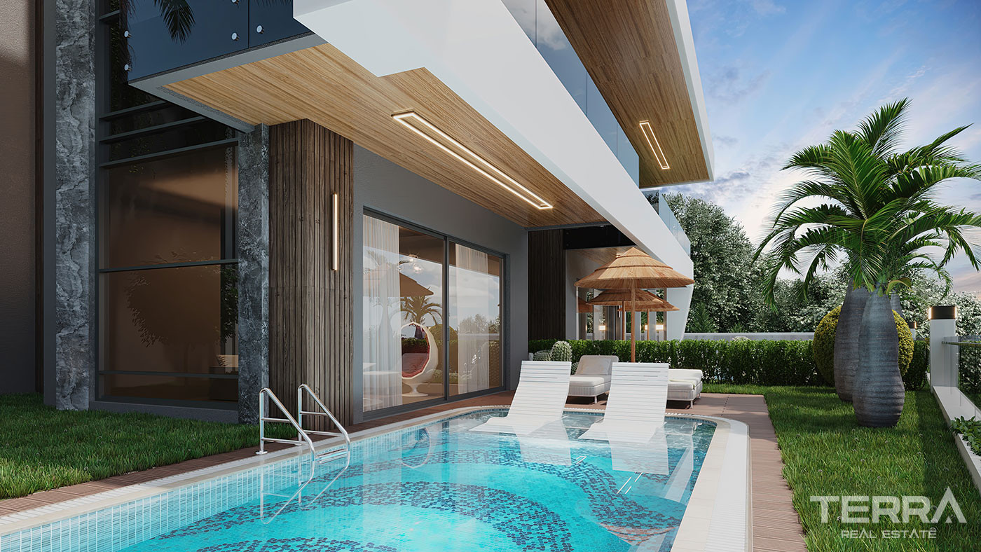 Magnificent Sea View Villas in a Serene Setting of Tepe, Alanya - 92357