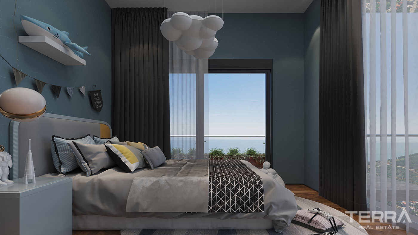 Magnificent Sea View Villas in a Serene Setting of Tepe, Alanya - 92369