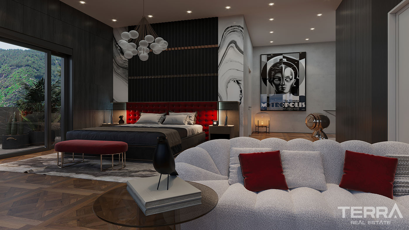 Magnificent Sea View Villas in a Serene Setting of Tepe, Alanya - 92377