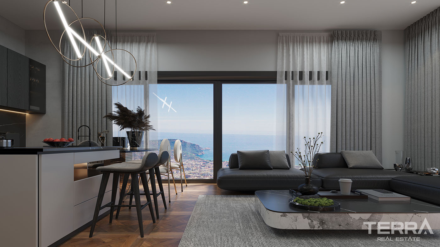 Magnificent Sea View Villas in a Serene Setting of Tepe, Alanya - 92381