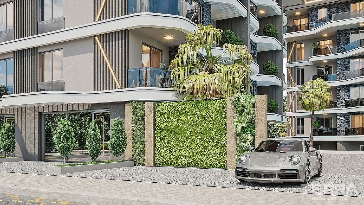 Contemporary Flats Featuring Calming Sea Views in Alanya, Kargıcak - 92446