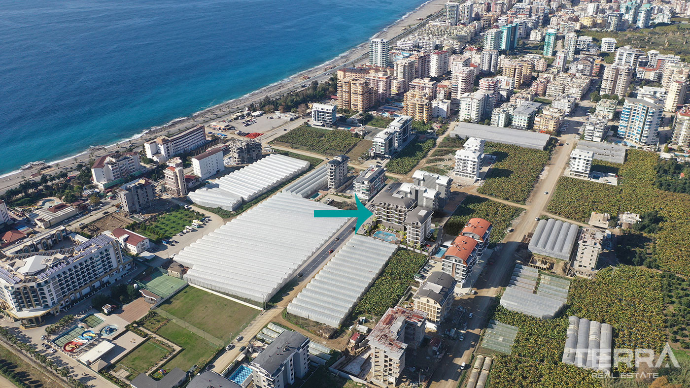 Contemporary Flats Featuring Calming Sea Views in Alanya, Kargıcak - 92455
