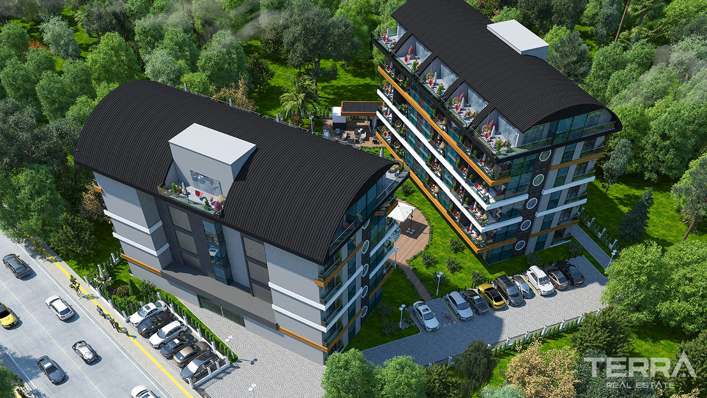 Modern Apartment Complex with Extensive Facilities in Oba, Alanya - 92466