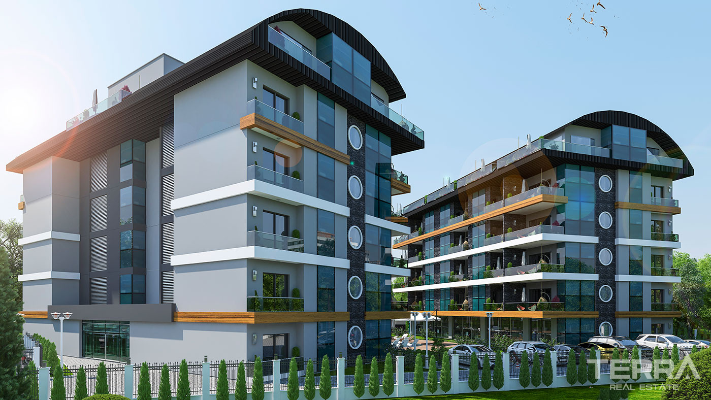 Modern Apartment Complex with Extensive Facilities in Oba, Alanya - 92467