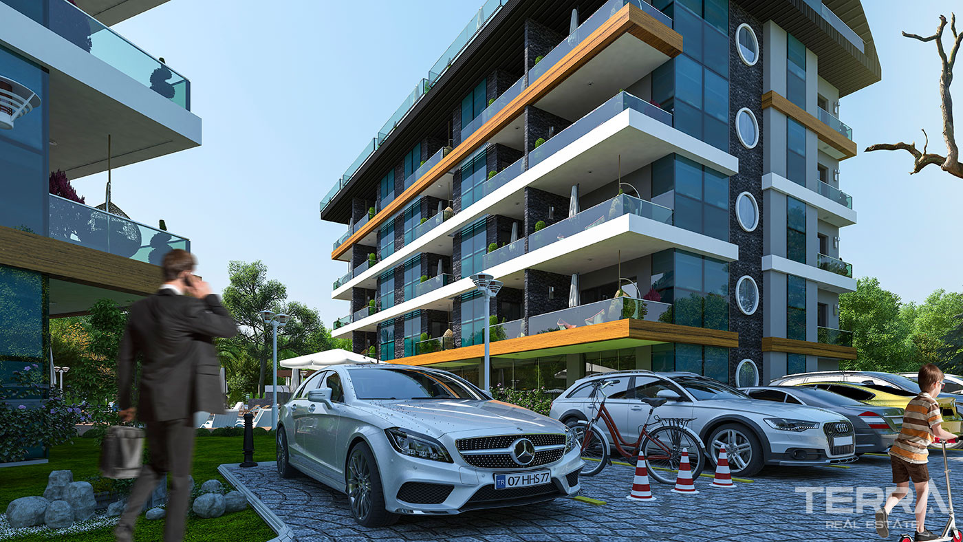 Modern Apartment Complex with Extensive Facilities in Oba, Alanya - 92468