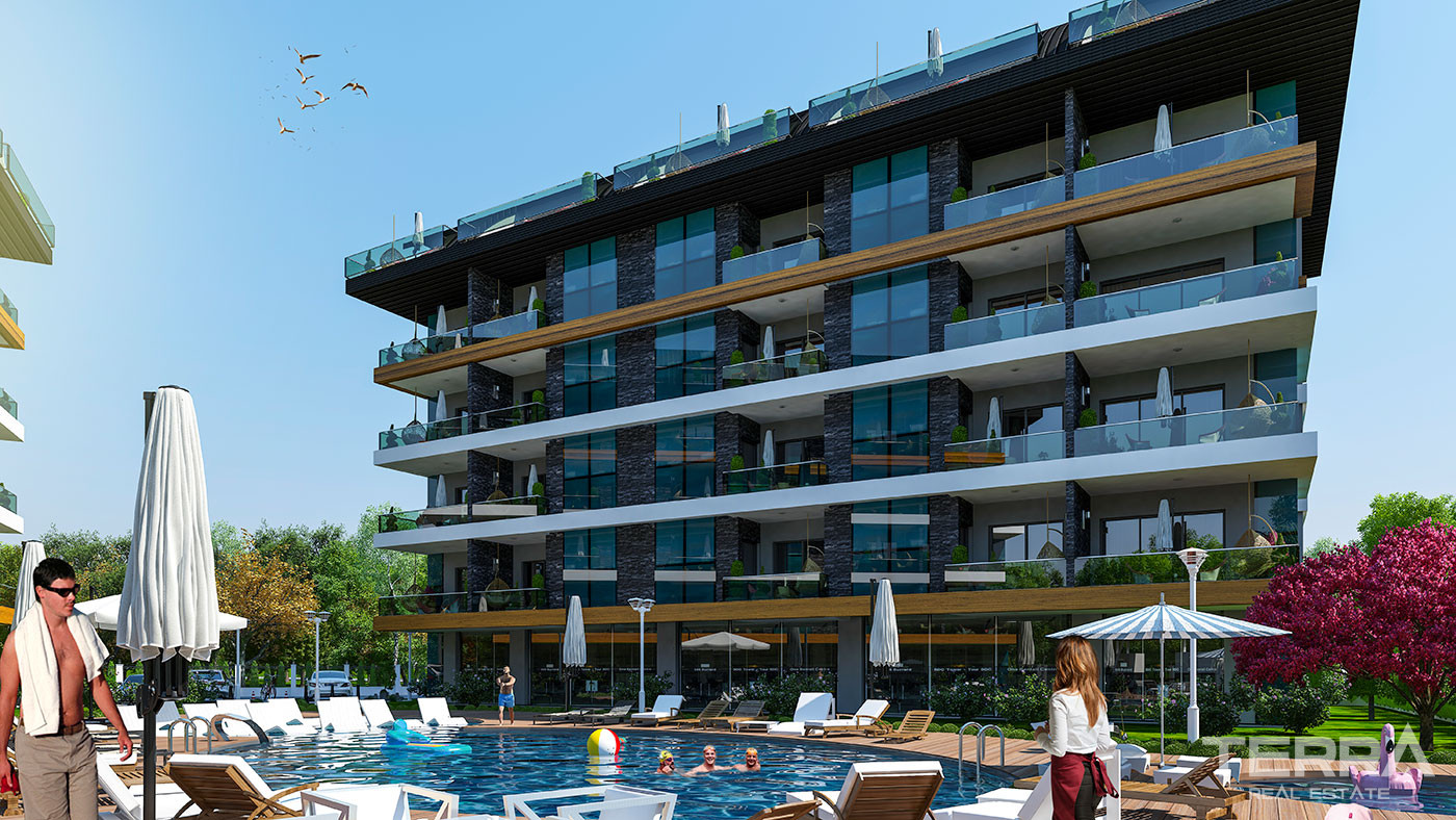 Modern Apartment Complex with Extensive Facilities in Oba, Alanya - 92470