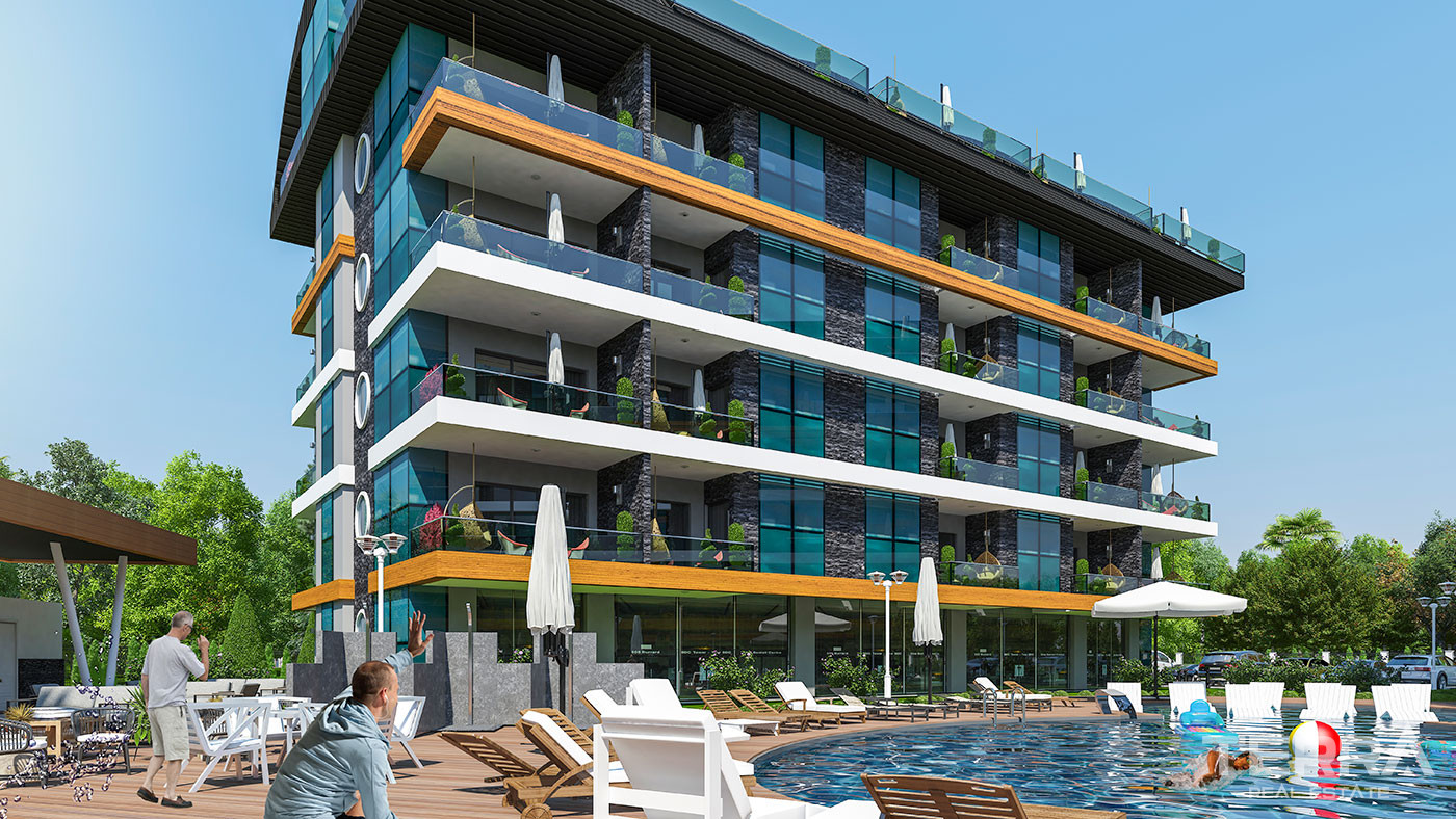 Modern Apartment Complex with Extensive Facilities in Oba, Alanya - 92471