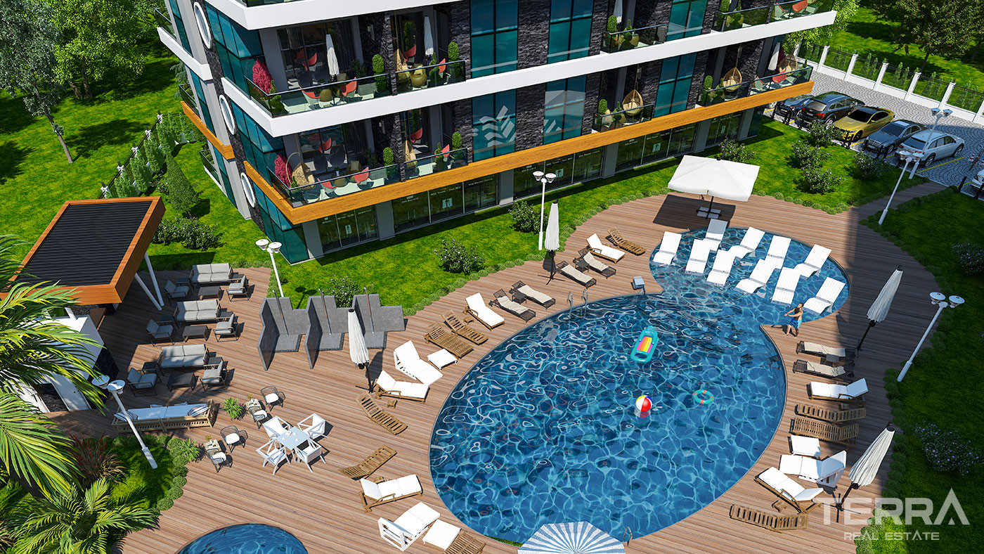 Modern Apartment Complex with Extensive Facilities in Oba, Alanya - 92472