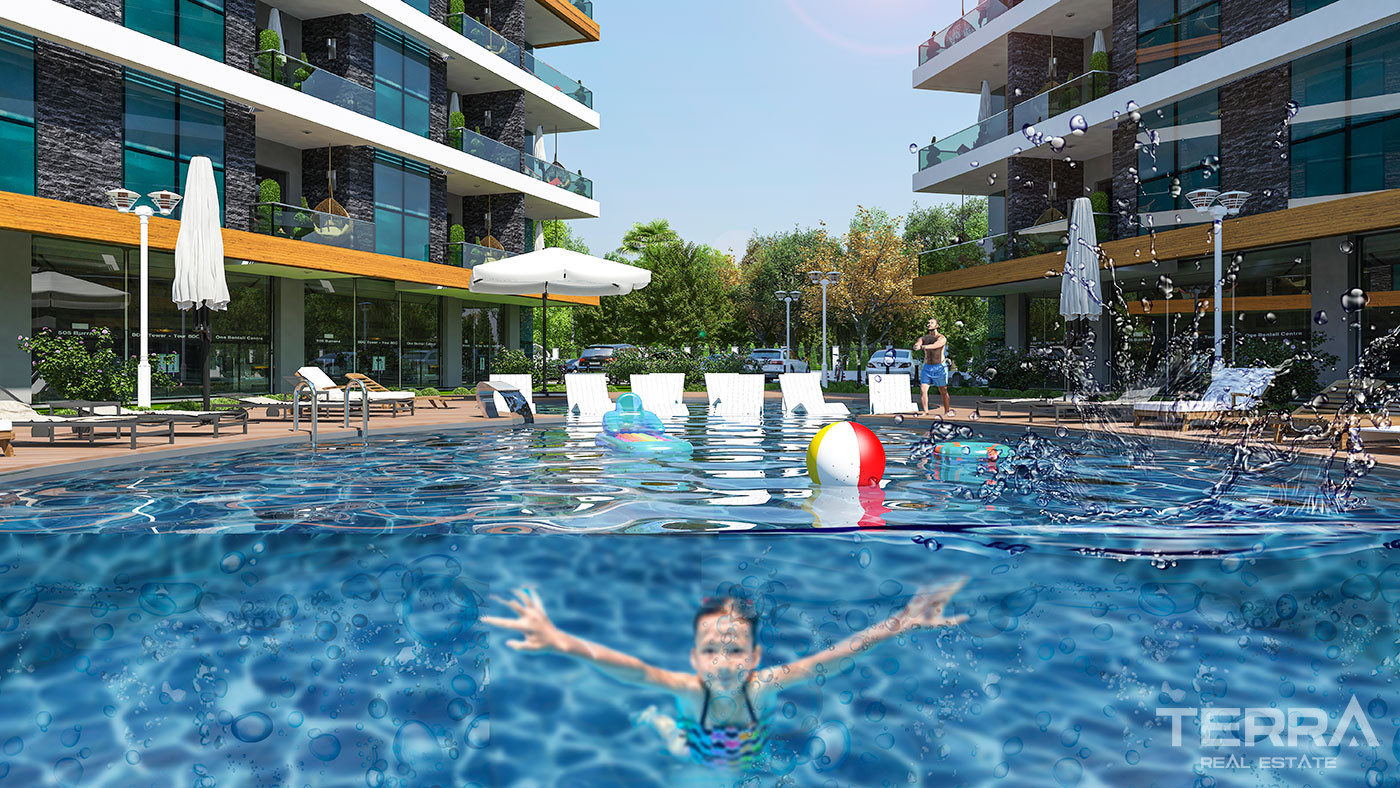 Modern Apartment Complex with Extensive Facilities in Oba, Alanya - 92473