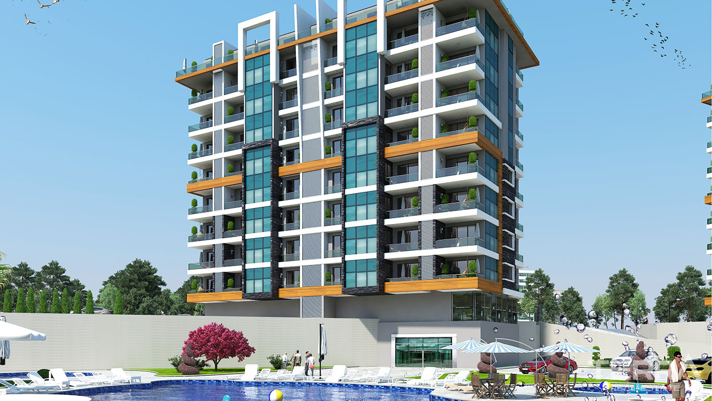 Elegant Alanya Apartments with Scenic Views in Kestel - 92493