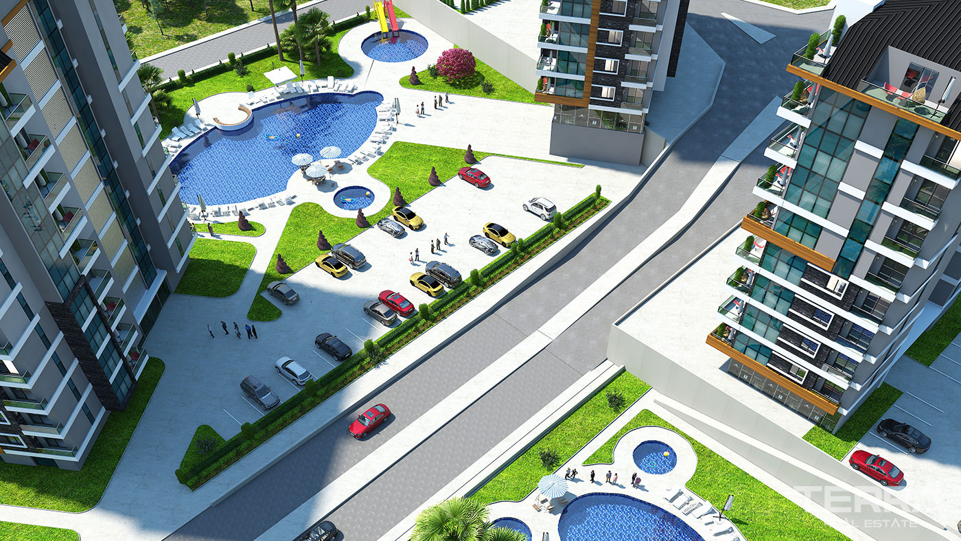 Elegant Alanya Apartments with Scenic Views in Kestel - 92497