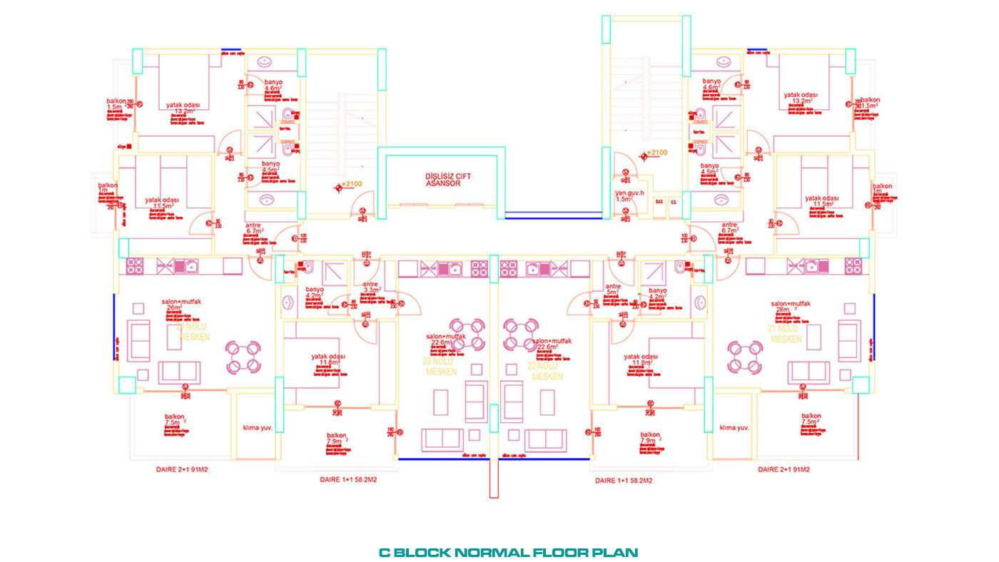 Elegant Alanya Apartments with Scenic Views in Kestel - 92501